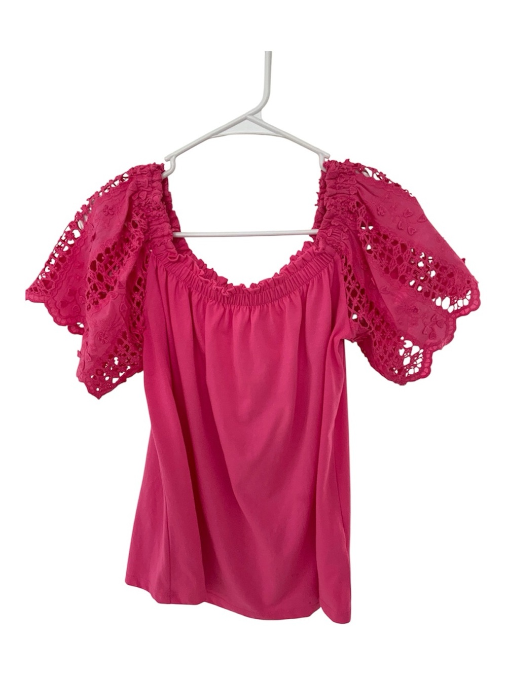 Lilly Pulitzer off the shoulder top sz M
